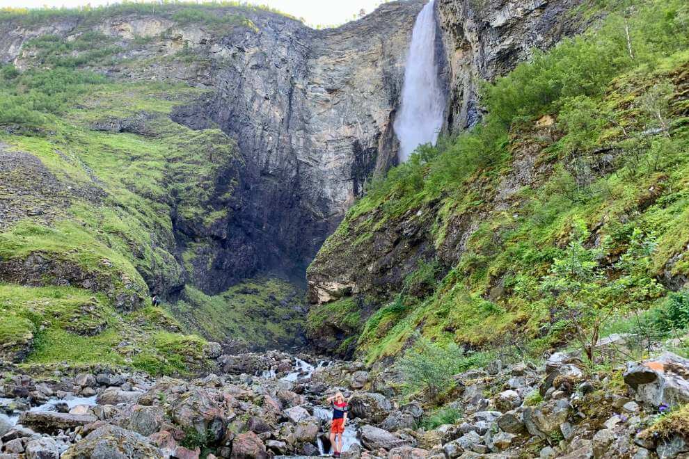 Utladalen at the foot of Vettisfossen