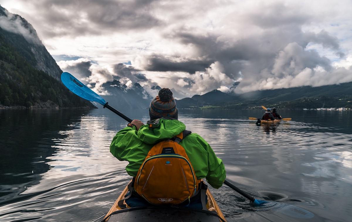 Fjord kayaking trip Norway Header