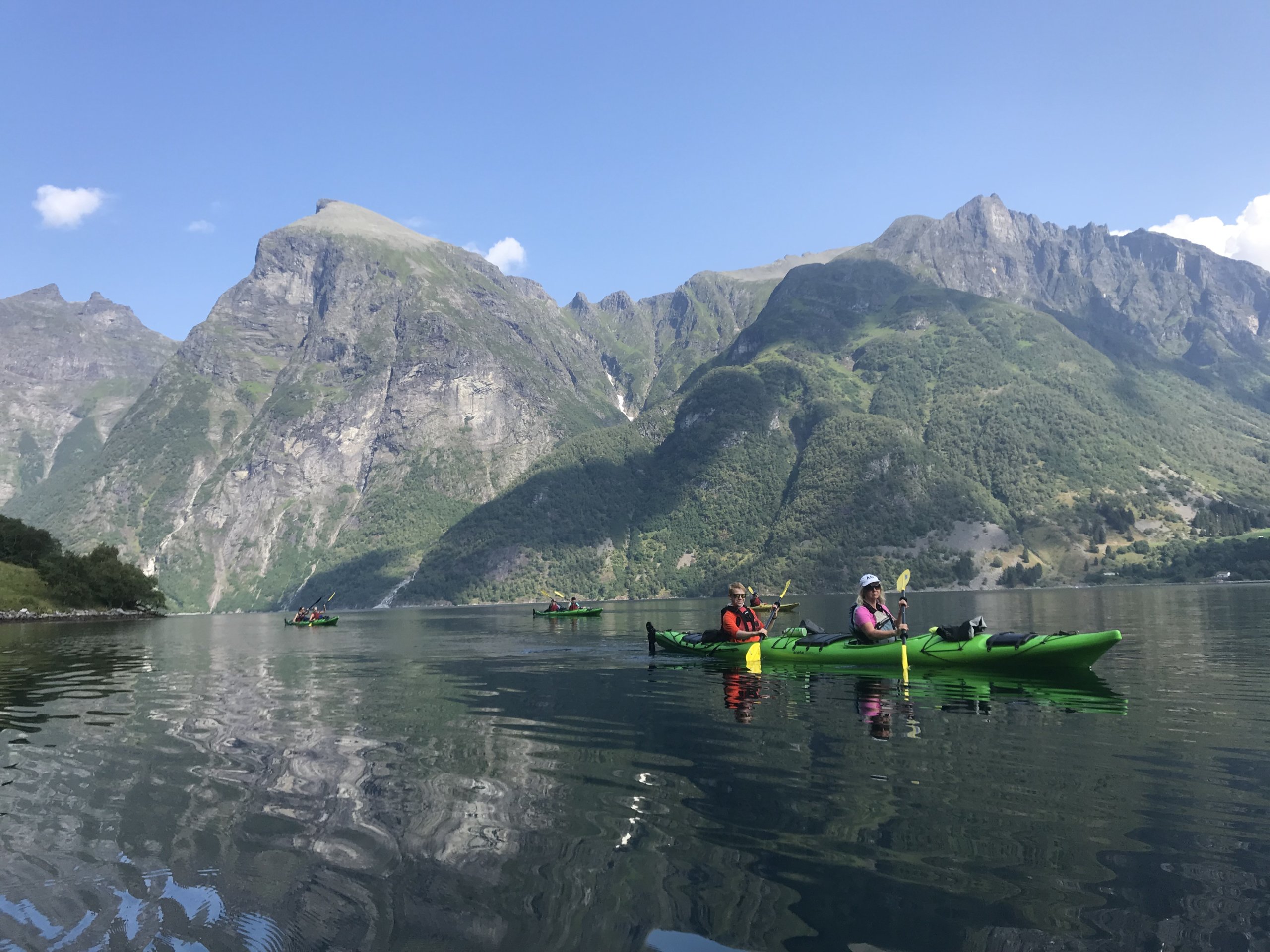 Day 4, kayaking to Bjørke